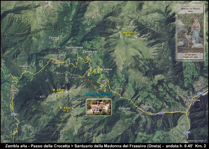 Mooie wandelroute in Orobische Alpen