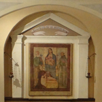 Interieur Santuario del Perello in de Orobische Alpen